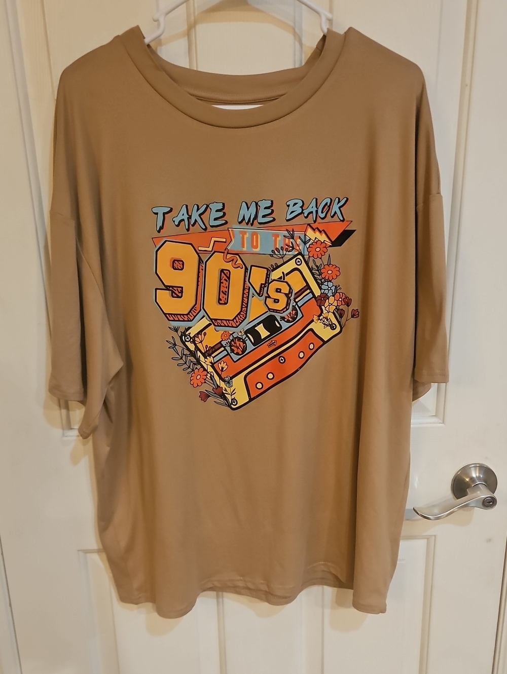 Take Me Back to the 90's Graphic Tee - Tan